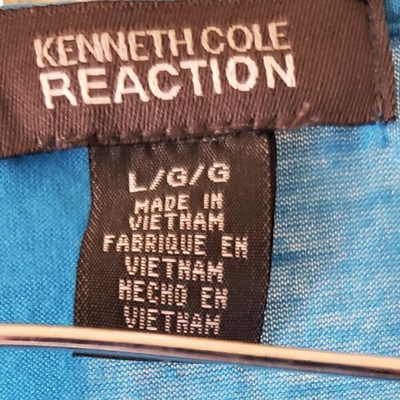 Kenneth Cole Reaction Blue Sleeveless Blouse - Picture 3 of 3